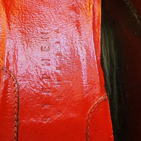 Stephen Vincenzi black leather shoe - Picture 6 of 7